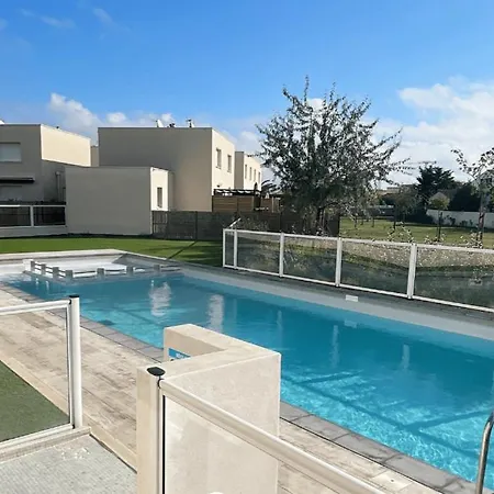 Dom wakacyjny Lumineuse Au Soleil,plage 5',piscine,parking Sérignan